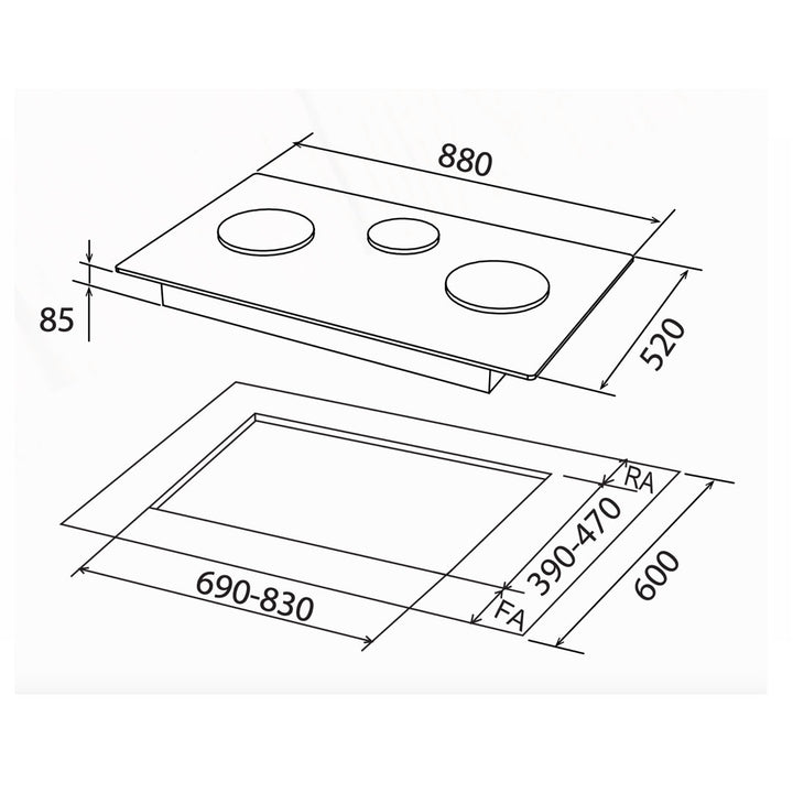 Fujioh Cooker Hob FH-GS6530 SVGL