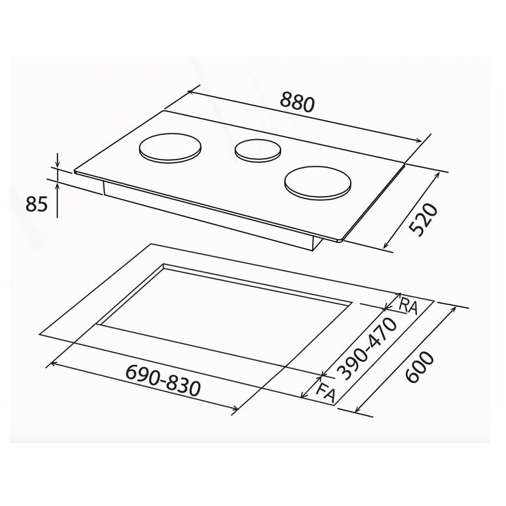 Fujioh Cooker Hob FH-GS6530 SVSS