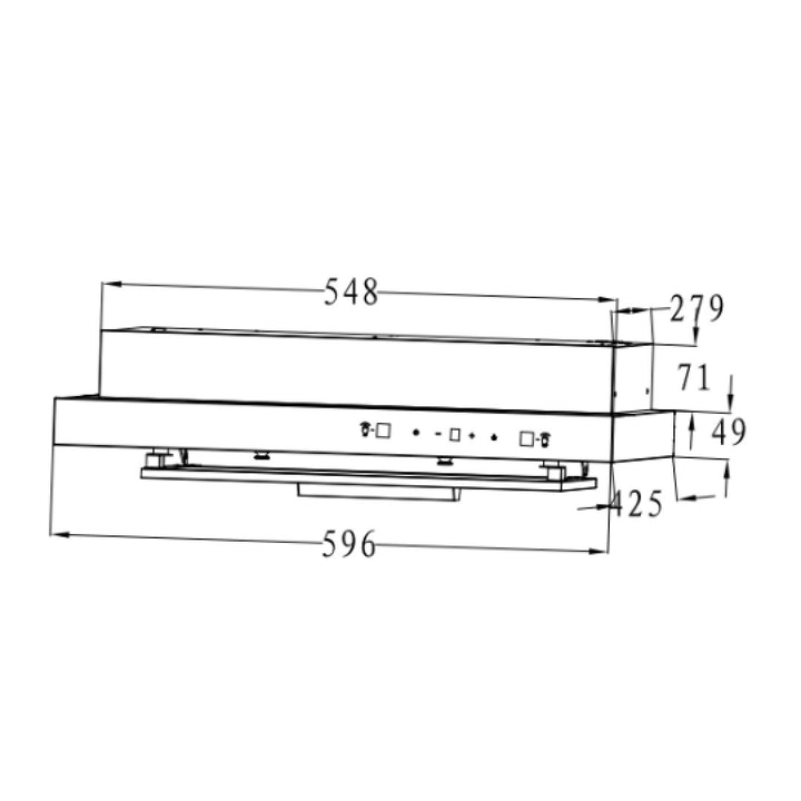 Turbo Cooker Hood TSL616-60BK