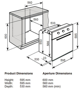 Turbo Built-In Oven TM73BK