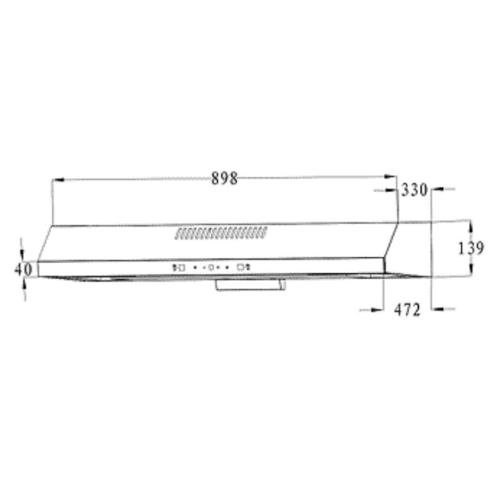 Turbo Cooker Hood TA65-802-90BK