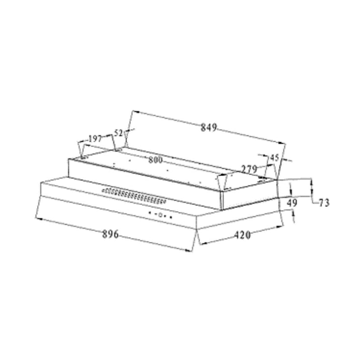 Turbo Cooker Hood TSL902TBK-3