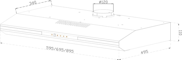 Rinnai Cooker Hood RH-S3059-PBW