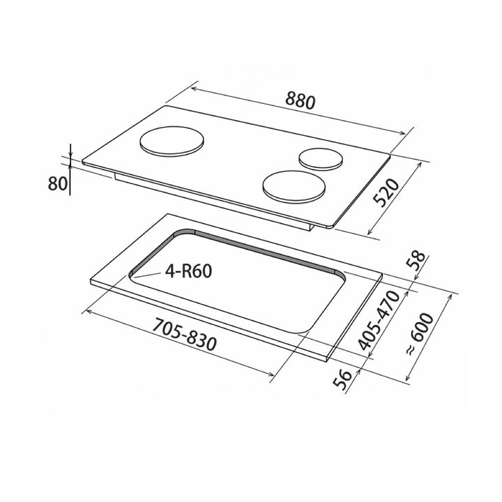 Fujioh Cooker Hob FH-GS5030 SVGL