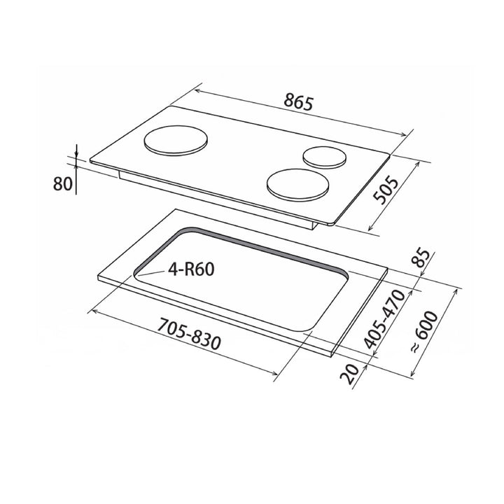 Fujioh Cooker Hob FH-GS5030 SVSS