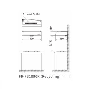 Fujioh Cooker Hood FR-FS1890