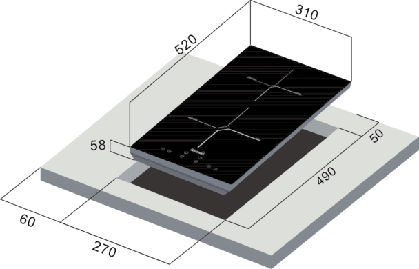 Rinnai Induction Hob RB-3012H-CB