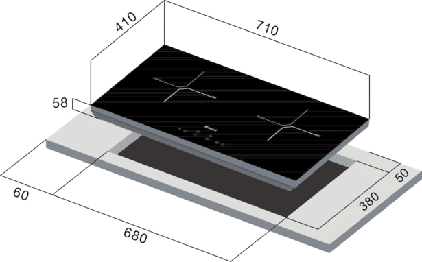 Rinnai Induction Hob RB-7012H-CB