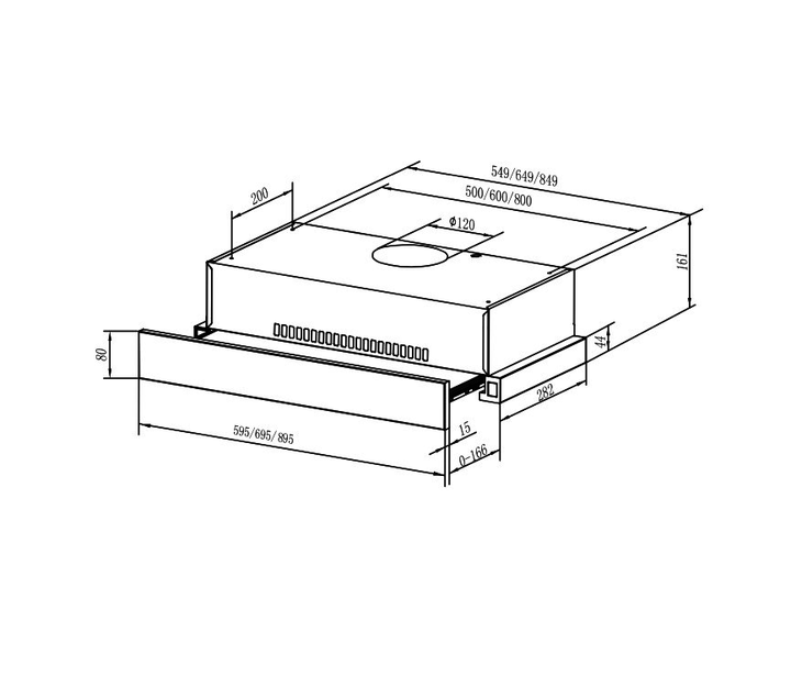 Teka Cooker Hood TLR2 92 S/S