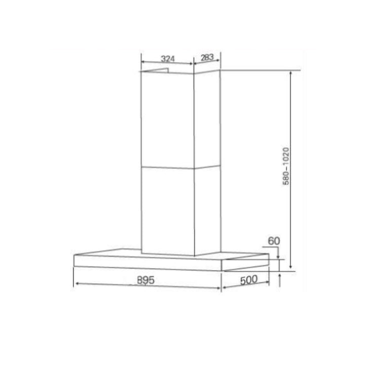 Teka Chimney Cooker Hood LDH-TC 90