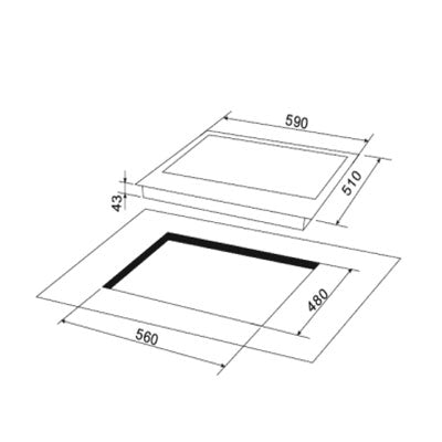 Valenti Cooker Hob VC630GB