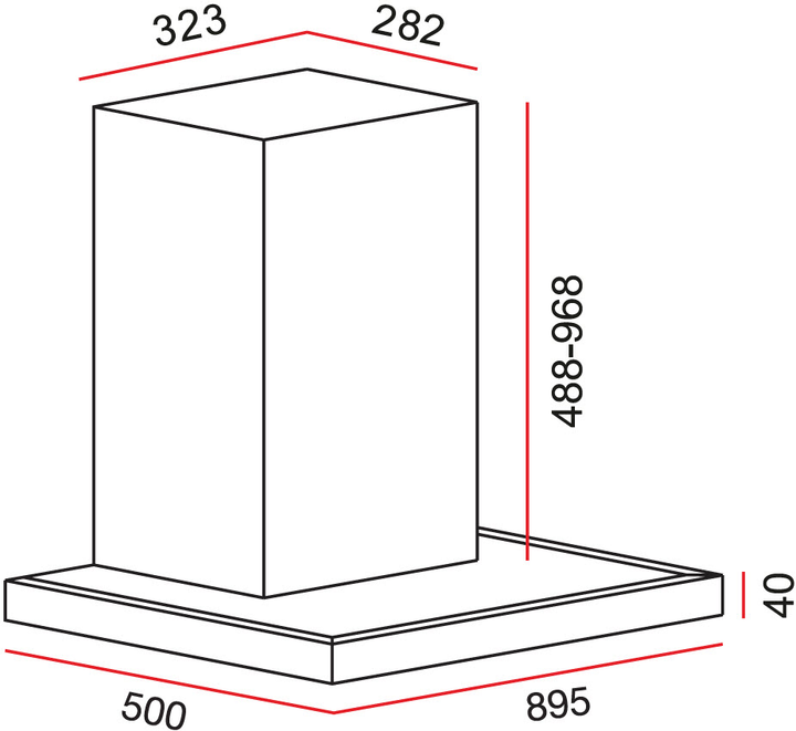 Teka Chimney Cooker Hood DSI 90 AD